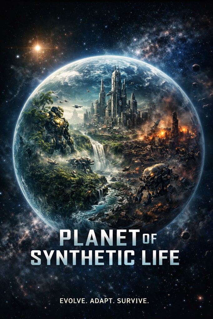 Planet of Synthetic Life — EVOLVE. ADAPT. SURVIVE.
